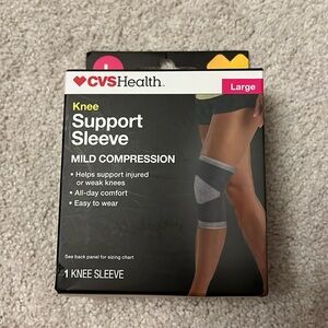 CVS health knee support sleeve mild compression size large